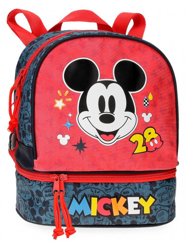 MOCHILA PORTAMERIENDAS 28CM. MICKEY GET MOVING